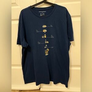 Banana Republic Men’s Eco-Friendly Blue T-Shirt in XL